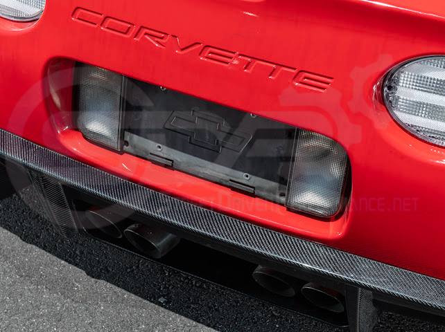 1997-2004 Chevrolet Corvette C5 | SDP Performance style CARBON FIBER Rear Bumper Finned Diffuser