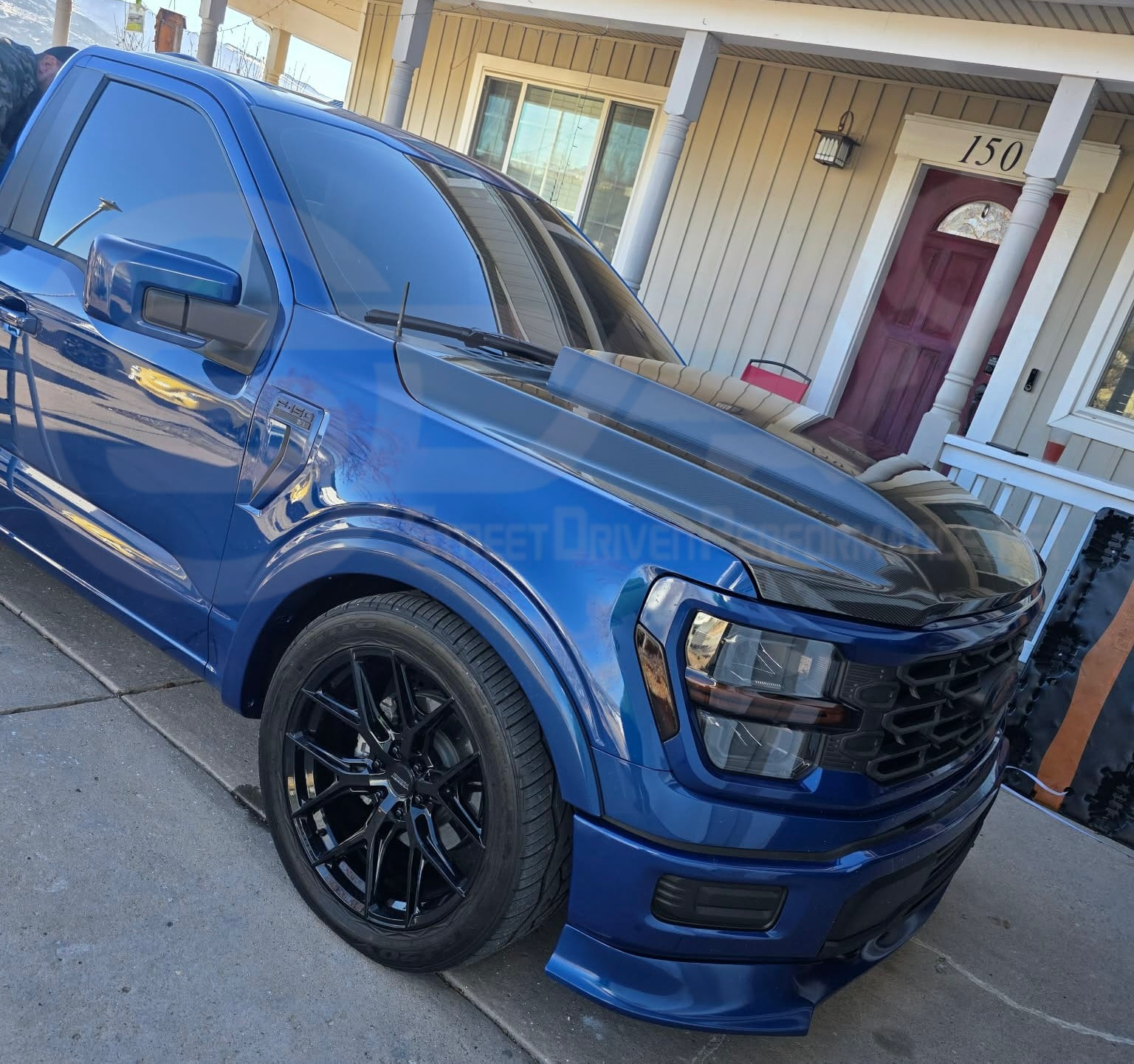 2021-UP FORD F-150 | SDP PERFORMANCE STYLE CARBON FIBER FRONT COWL HOOD