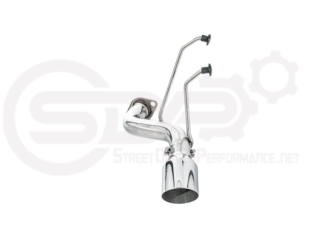 Mazda MX-5 Miata ND 2016-2025 axle back exhaust with 4-inch burnt or chrome tips, Street Driven Performance muffler delete system