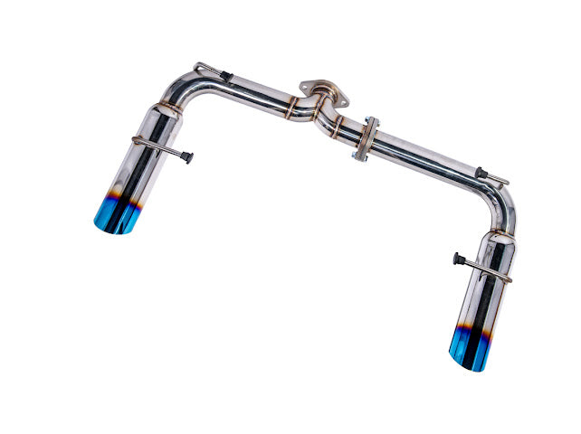 2022-PRESENT TOYOTA GR86 & SUBARU BRZ | MUFFLER DELETE BURNT TIP AXLE BACK EXHAUST (CHROME OR BURNT BLUE TIPS)
