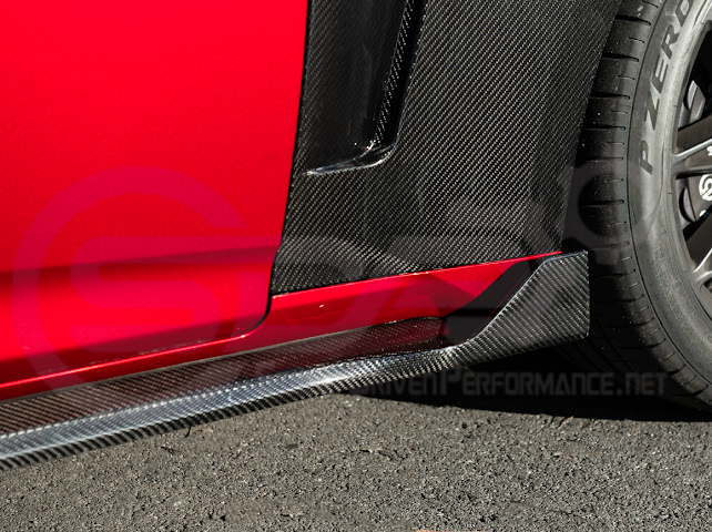 2024-Up Ford Mustang S650 | SDP Performance CARBON FIBER Side Skirts Extension Rocker Panels Ground Effects