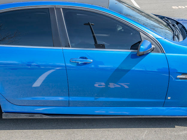 2008-09 PONTIAC G8 CARBON FIBER FRONT SPLITTER & SIDE SKIRTS GROUND EFFECTS