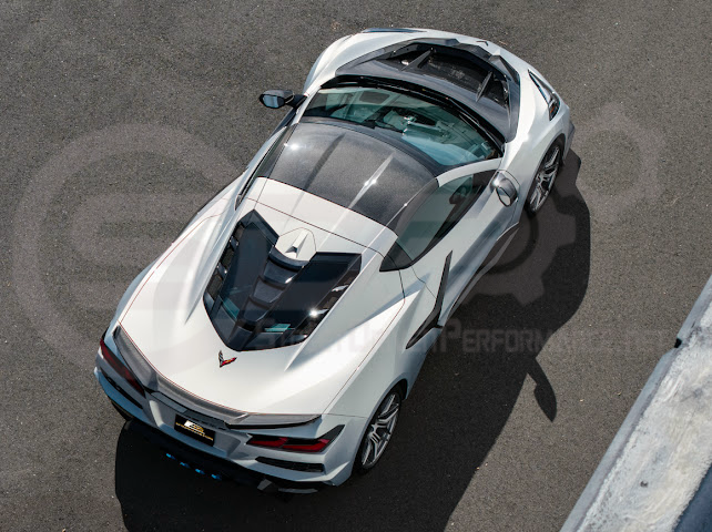 2020-Up Chevrolet Corvette C8 Coupe | CARBON FIBER Replacement Top Targa Roof Panel