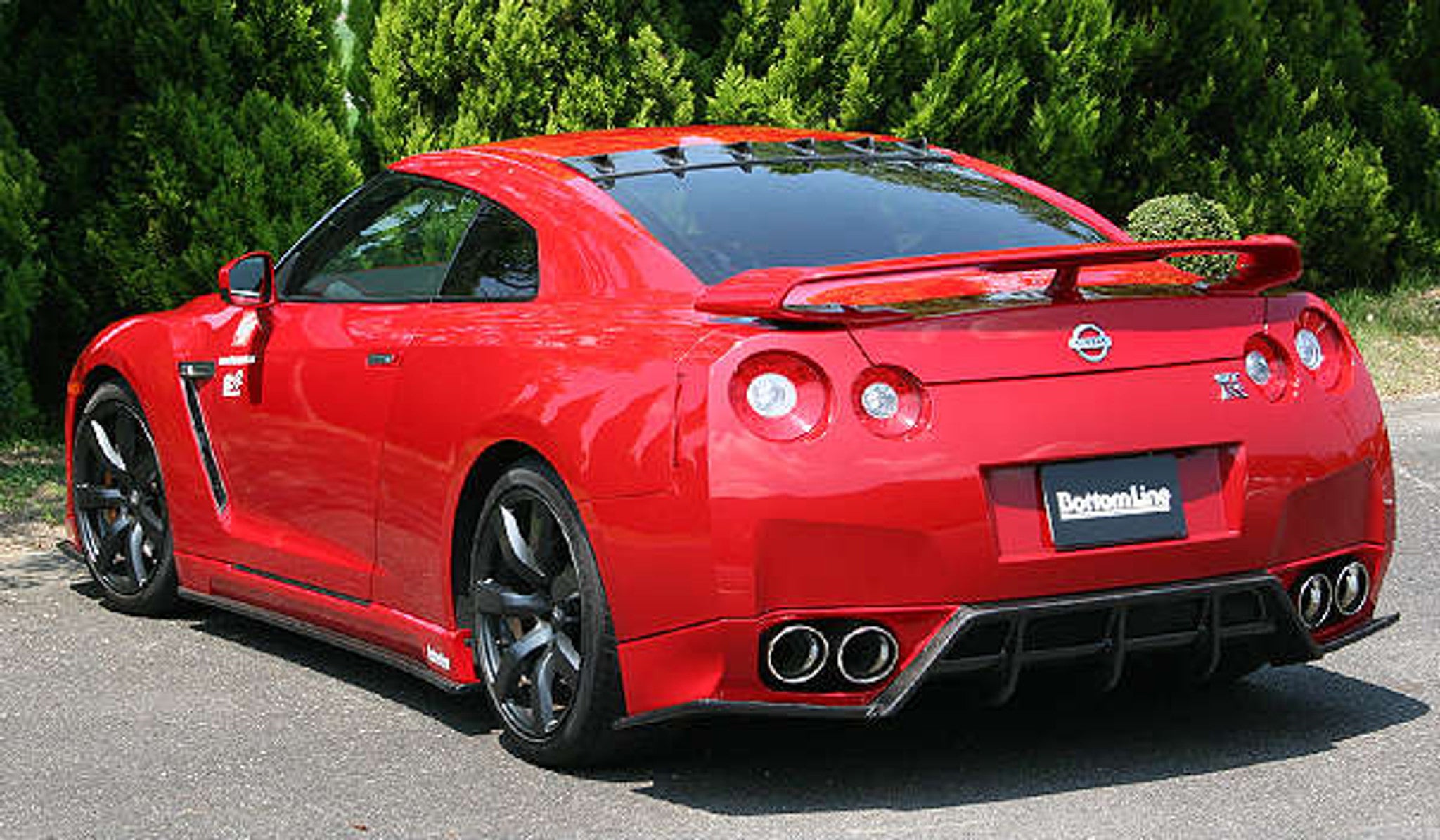 Charge Speed 2007-2011 Nissan GTR R35 Bottom Line FRP Complete Lip Kit