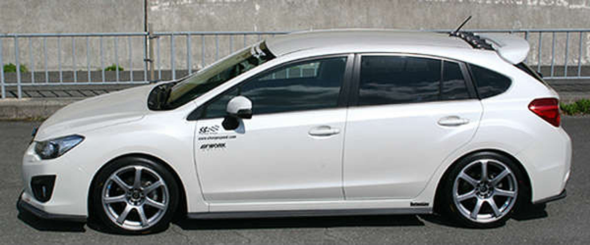 Charge Speed 2012-2015 Subaru Impreza 4Dr Sedan GJ/ 5Dr Hatchback GP Bottom Line Carbon Side Skirts NO OEM Side Skirts