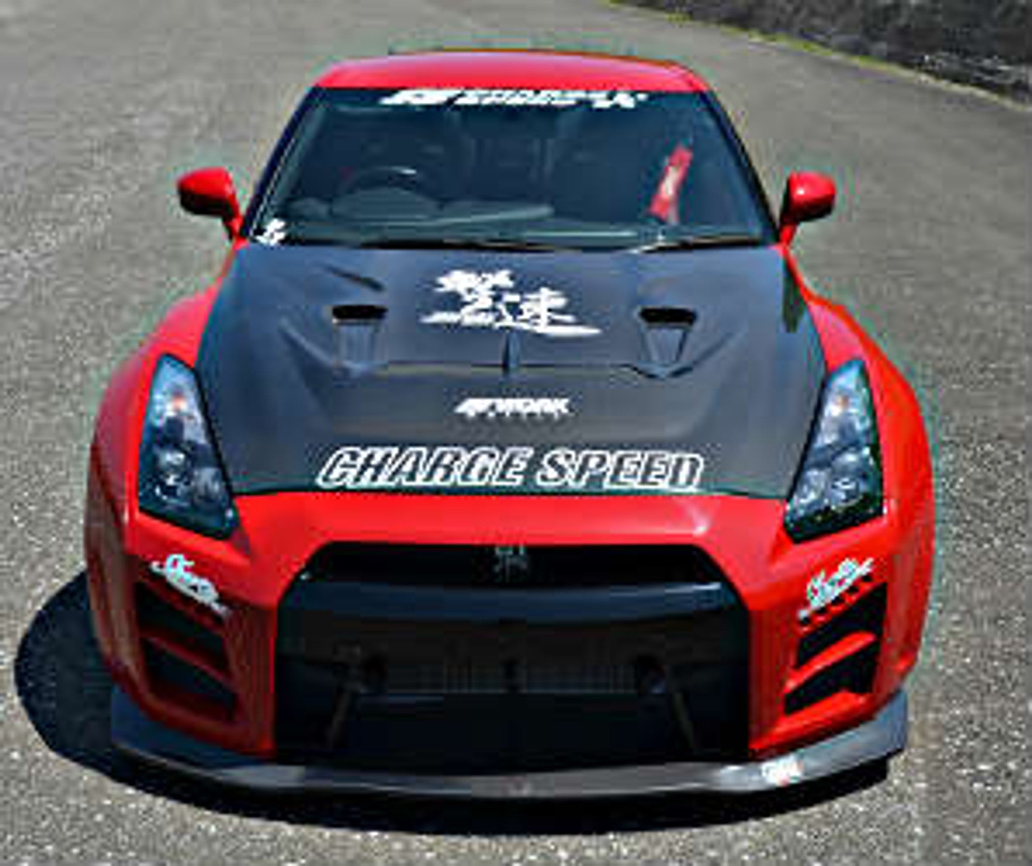 Charge Speed 2007-2011 Nissan GTR R35 Zenki Wide Body Complete Kit with Carbon Front & Rear Under Diffuser