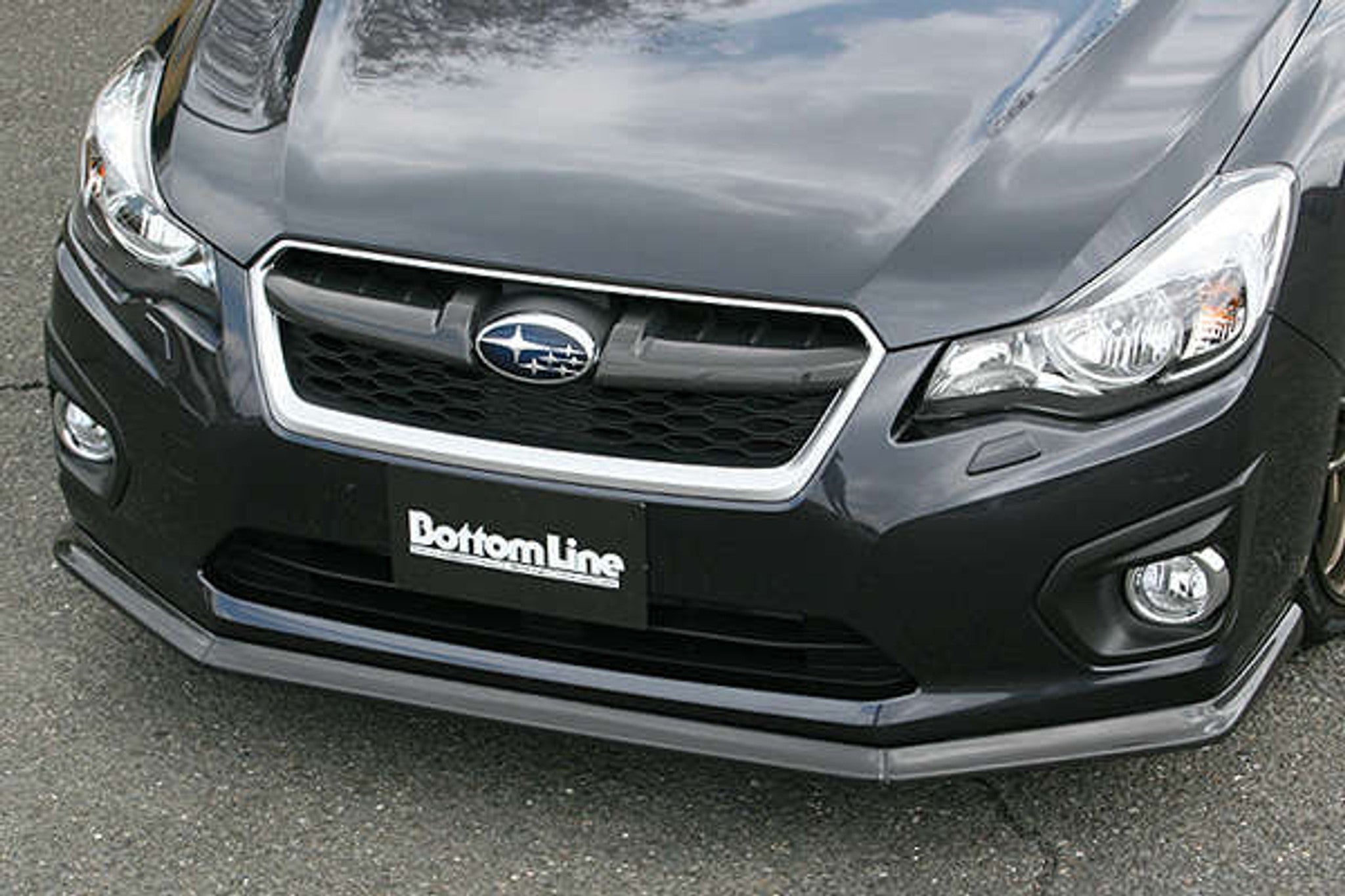 Charge Speed 2012-2015 Subaru Impreza Sedan GJ 4Dr Sedan Bottom Line Carbon Full Lip Kit NO OEM Side Skirts Model