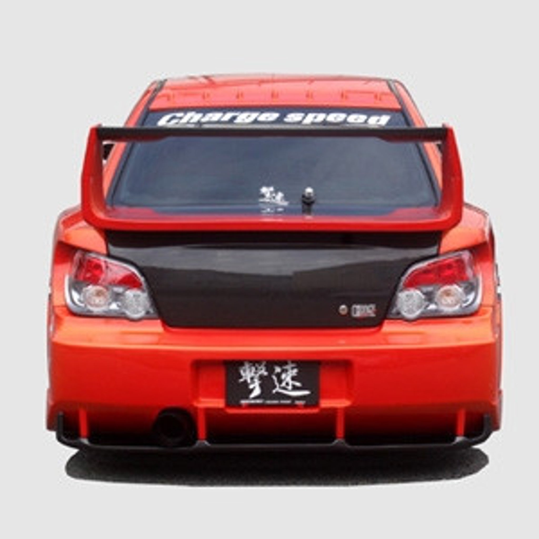 Charge Speed 2006-2007 Subaru Impreza GD-F HAWK Eye SUPER-GT Wide Body Full Bumper Kit With 3-D Carbon