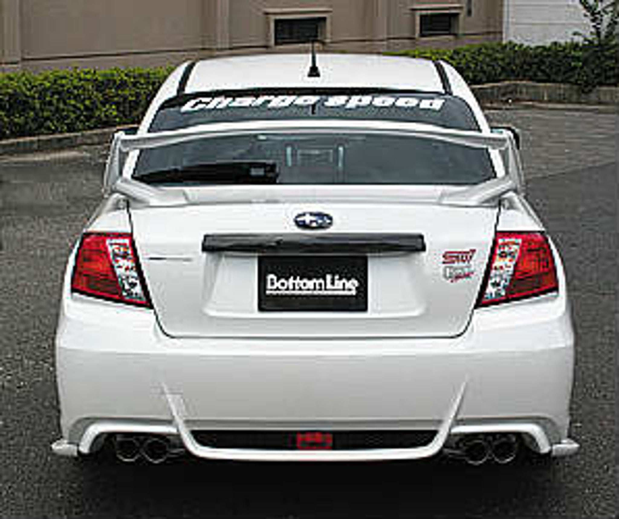 Charge Speed 2011-2014 Subaru WRX STi & Non-STi 4 Doors Sedan GV-B BottomLine Type 2 FRP Full Lip Kit for STi