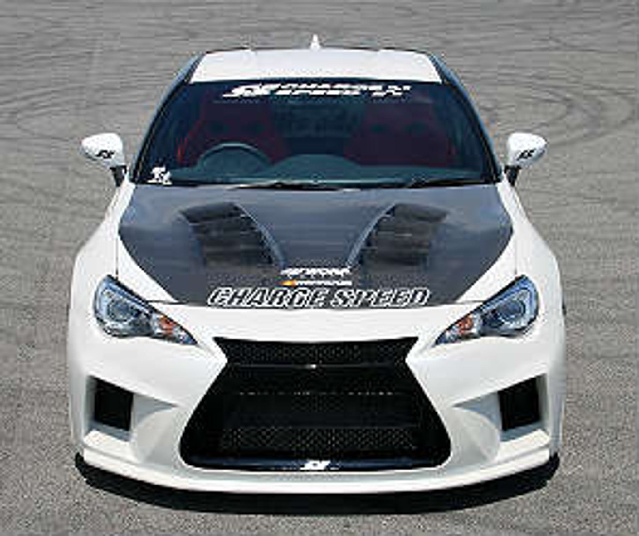 Charge Speed 2013-2016 Scion FR-S FT-86 Type 2 Complete Kit with OEM turn signal on front bumper & LED BACKUP LAMP and REAR REFLECTOR on Rear Bumper