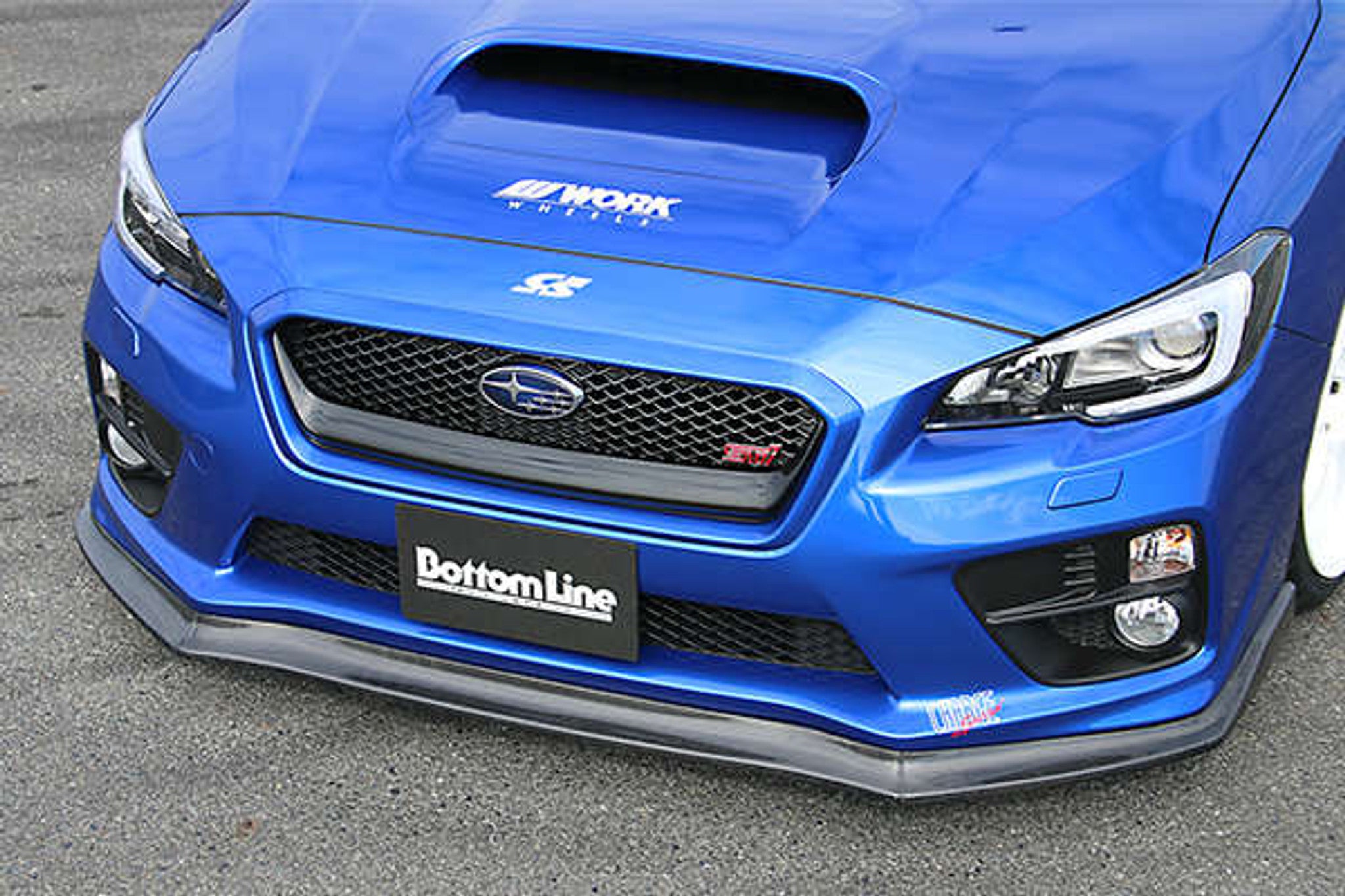 Charge Speed 2015-2017 Subaru WRX STi 4 Doors Sedan VA-B-C BottomLine Type 1 Carbon Front Lip