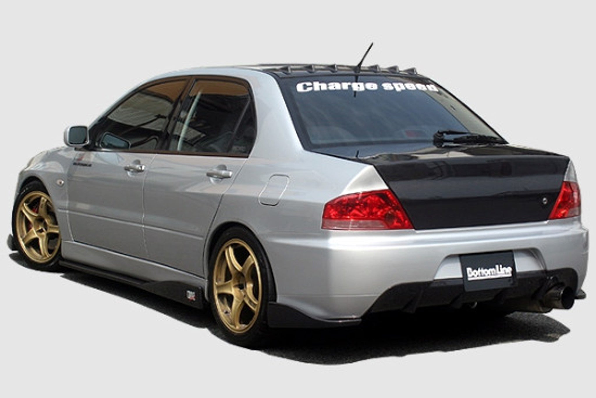 Charge Speed 2006-2007 Mitsubishi Lancer Evo IX Sedan Bottom Line Full Lip Kit