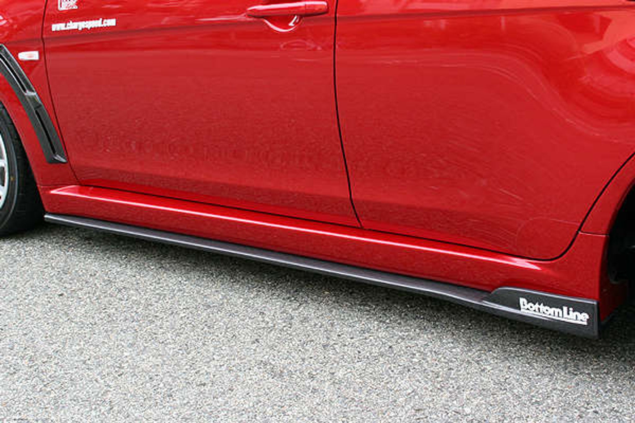 Charge Speed 2008-2010 Mitsubishi Lancer Evo X Bottom Line Type 2 FRP Full Lip Kit
