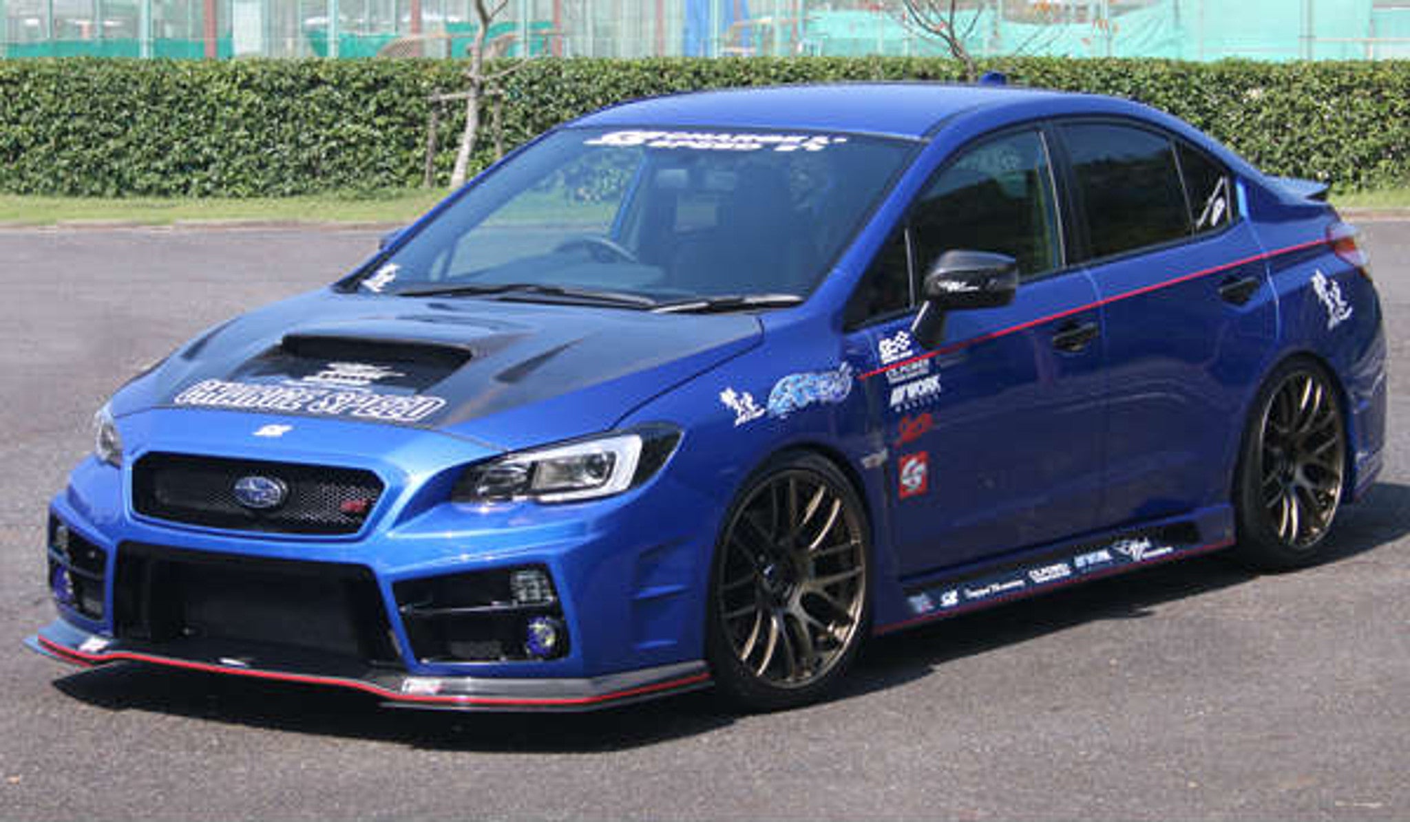 Charge Speed 2015-2021 Subaru WRX/ STi VA S4 Type-2A Front Bumper with CARBON FRONT LIP