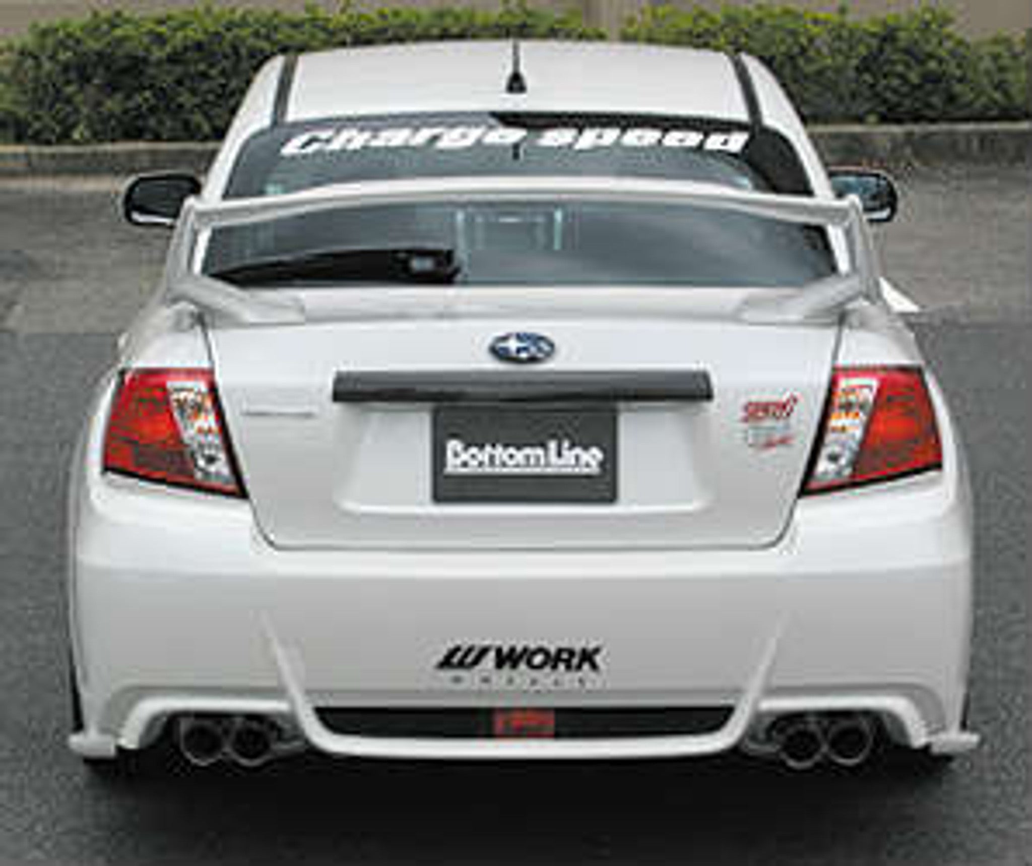 Charge Speed 2011-2014 Subaru WRX STi & Non-STi 4 Doors Sedan GV-B BottomLine Type 1 FRP Full Lip Kit for STi