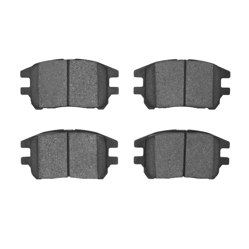 Front ceramic brake pads for Lexus RX300 from R1 Concepts, OE quality brake pads with detailed metal backing and friction material.