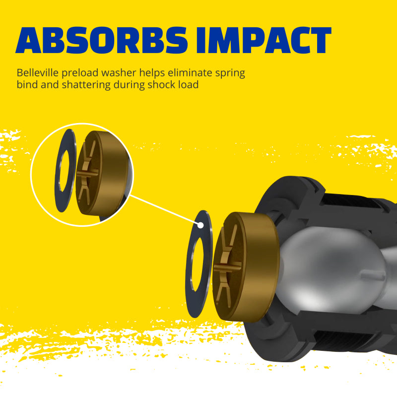 Moog Ford Expedition front inner tie rod for 2015-2021 models, showcasing the metal rod with connection ends.