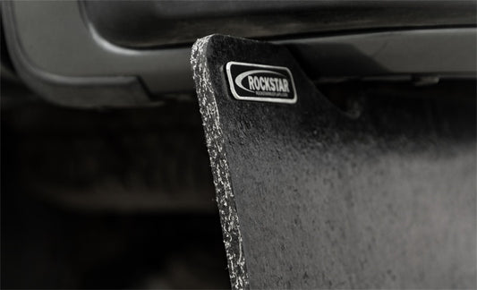 Access Rockstar Commercial tow mud flaps for Ram 1500 and Ram 1500 Classic, durable black mud guards for truck protection.