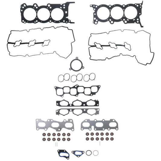 Fel-Pro Kia Sedona HS 26414 PT PermaTorque engine cylinder head gasket set, showing multiple gaskets and sealing components.