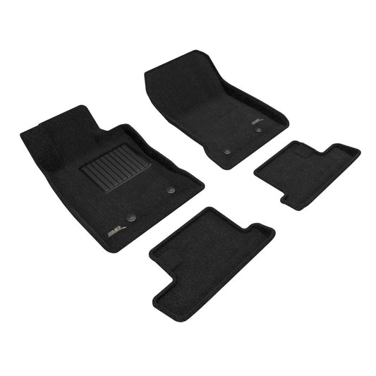 3D MAXpider rubber floor mats for Toyota GR86 2022-2023, featuring textured surfaces and custom fit for enhanced protection.