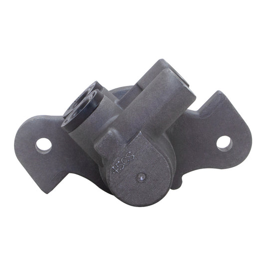 DFC Cadillac ATS brake master cylinder, 13-19 model, close-up view showing metal body and connection ports.