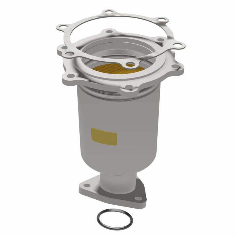 MagnaFlow catalytic converter for 1997 Infiniti QX4 3.3L, direct fit replacement, stainless steel construction.
