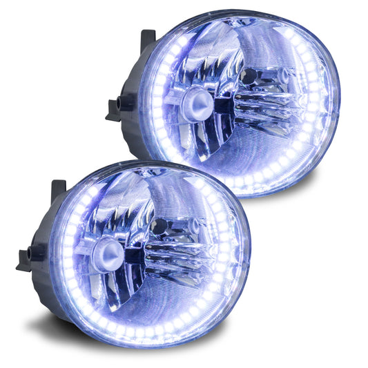 Oracle white fog lights for Toyota 4-Runner 2006-2009, SMD LED front fog lights by Oracle Lighting, shown installed on vehicle.