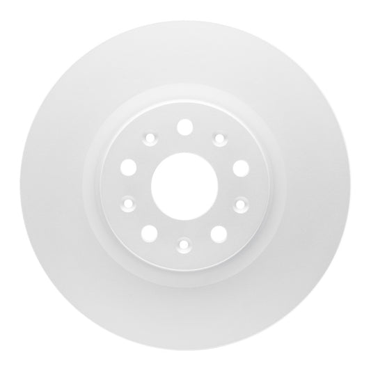 DFC Cadillac CT5 front brake rotor, high-carbon alloy with Geomet coating, OE cryo-treated for durability and performance.