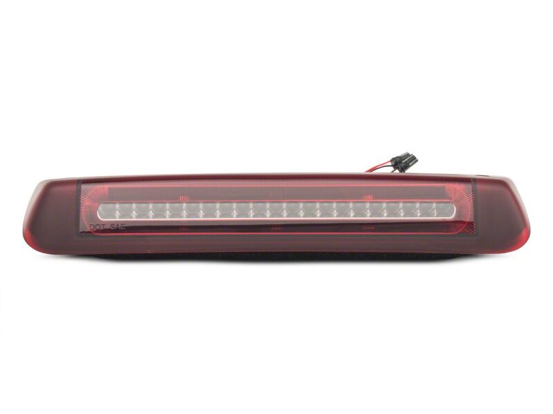 Raxiom Ford F-150 axial series LED third brake light mounted on truck rear for enhanced visibility and modern style.