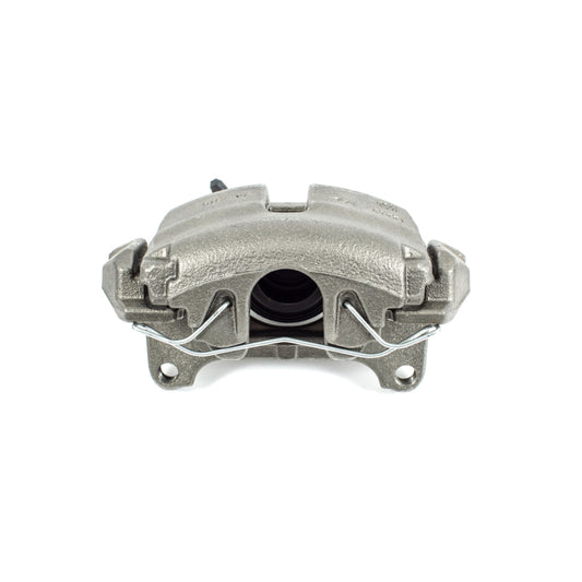 PowerStop Audi TT front right OE brake caliper with bracket, showing detailed metal components and mounting points.