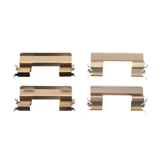 DFC Cadillac CTS front brake hardware kit with premium components, including clips and springs for optimal brake system performance.
