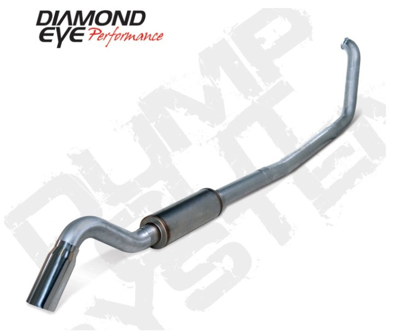 Diamond Eye Performance Turbo Back exhaust kit for 2000-2003 Ford 7.3L F250/F350 trucks, featuring stainless steel construction.