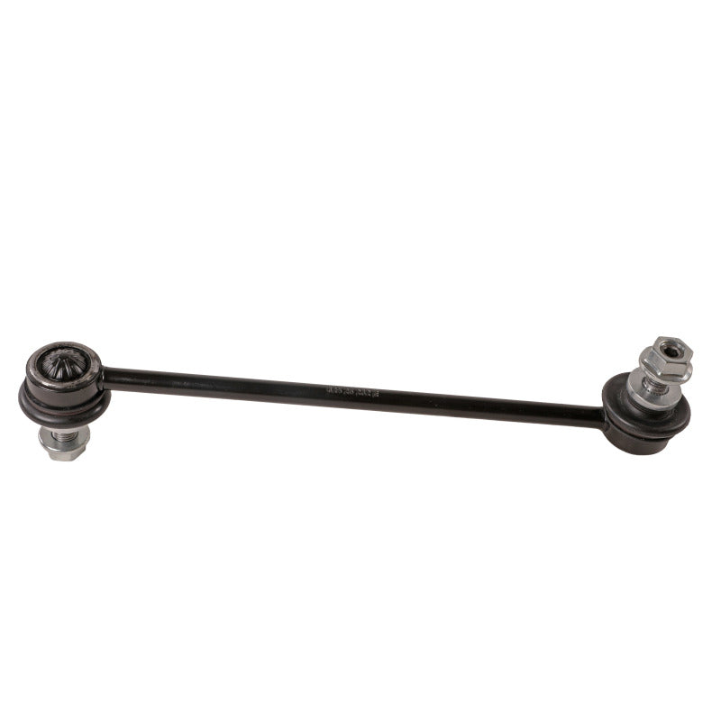 Moog Nissan Xterra rear sway bar endlinks, stabilizer bar link kit, showing black metal components and mounting points.