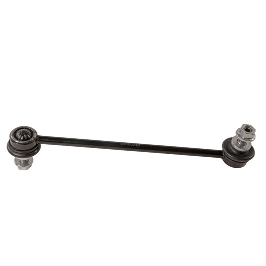 Moog Nissan Xterra rear sway bar endlinks, stabilizer bar link kit, showing black metal components and mounting points.