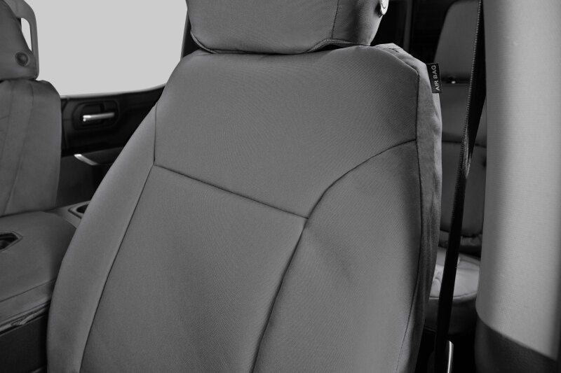 Covercraft Endura PrecisionFit second row seat covers for Toyota Grand Highlander 24-26, custom-fit textile seat protection.