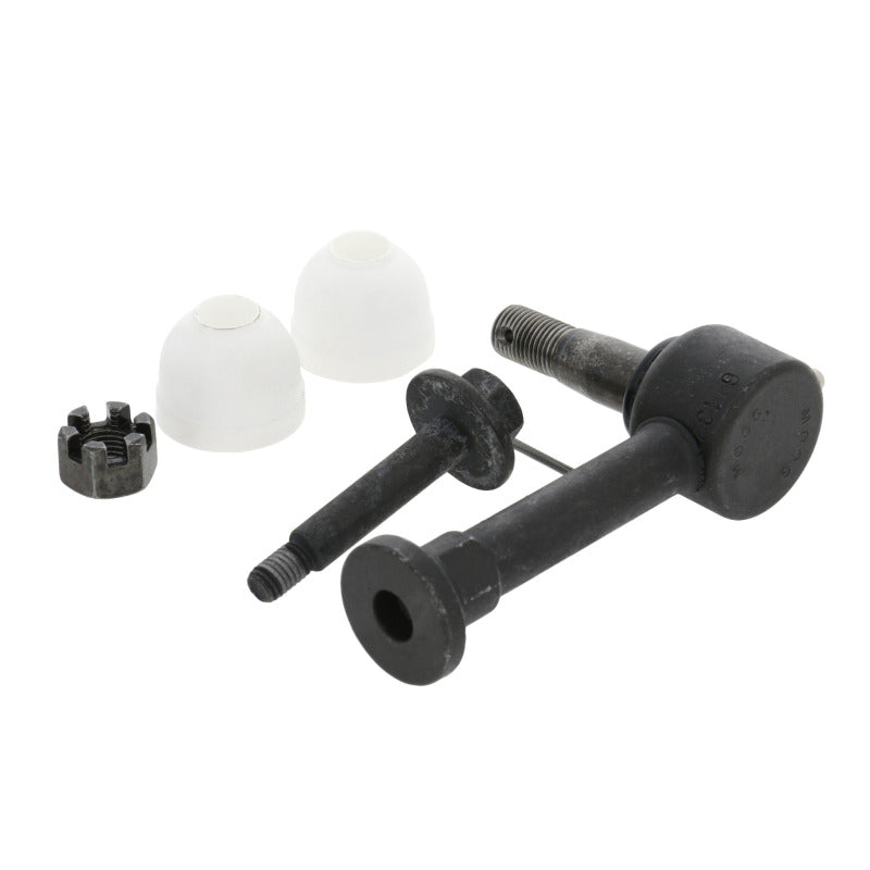 Moog front sway bar endlinks for 2000-2001 Dodge Ram 1500 truck, featuring durable metal construction and rubber bushings.