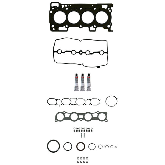 Fel-Pro Nissan Sentra HS 26589 PT-1 PermaTorque engine cylinder head gasket set showing gaskets and sealing components.
