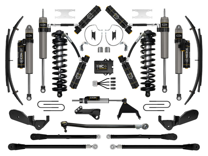 ICON 23 Ford F250/F350 4-5.5in Stage 9 Coilover Conversion Sys w/ Expansion Packs