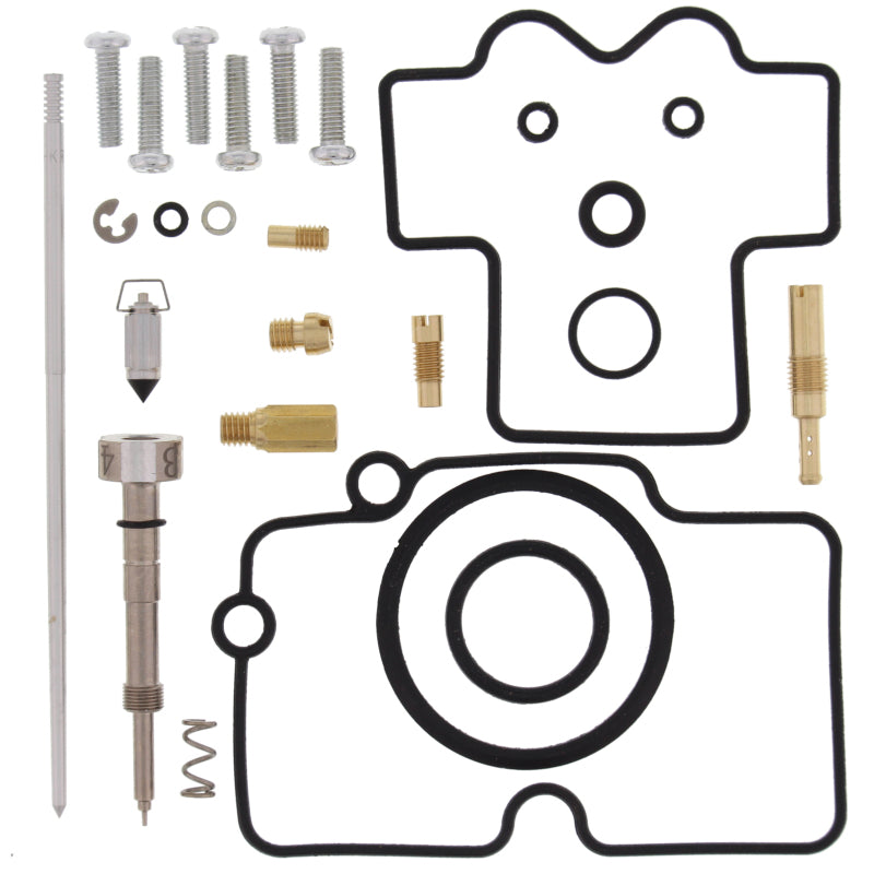 All Balls Racing Yamaha YZ250F carburetor rebuild kit for 2012-2013 models, includes gaskets and parts for carb maintenance