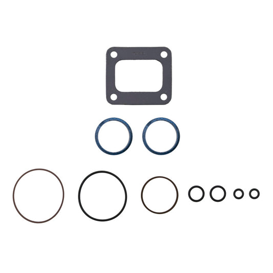 Fel-Pro Ford F-350 Super Duty turbocharger mounting gasket set showing multiple gaskets for engine installation.