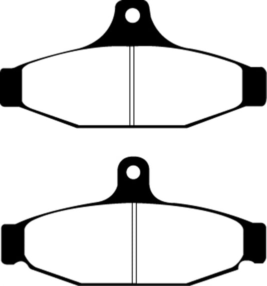 EBC Redstuff rear brake pads for Aston Martin Vantage 5.3 twin supercharged performance braking system