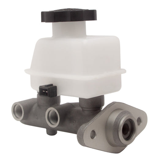 DFC Hyundai Accent brake master cylinder, automotive part image showing the metal cylinder with mounting points and brake fluid inlet.