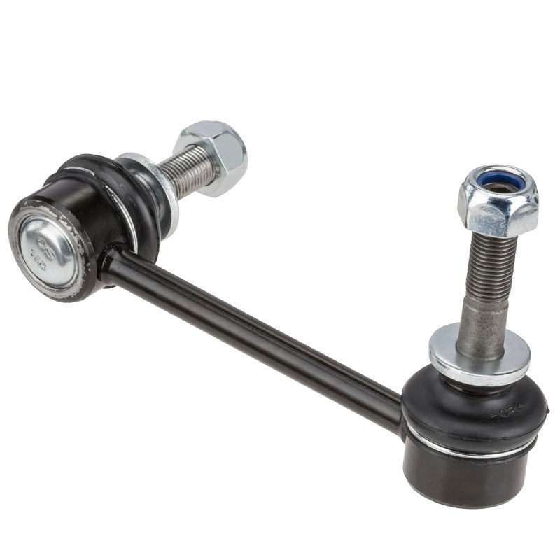 Moog Lexus GX470 front right sway bar endlink kit showing metal components and bushings for suspension stability.