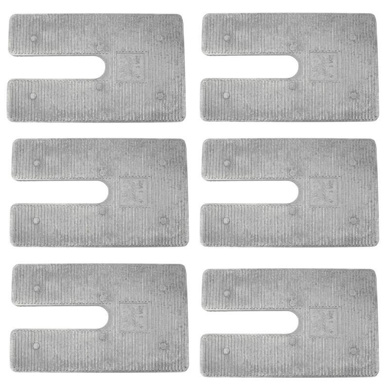 Moog 6-1/2 inch long wedge caster change kit with 1-1/2 degree tilt for vehicle suspension alignment adjustment.