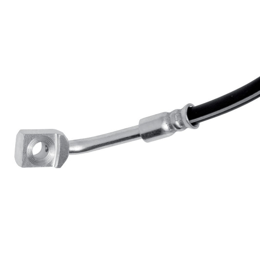 DFC rear left brake hose for Cadillac CTS 2008-2015, part of brake line kits, showing the flexible rubber brake line component.
