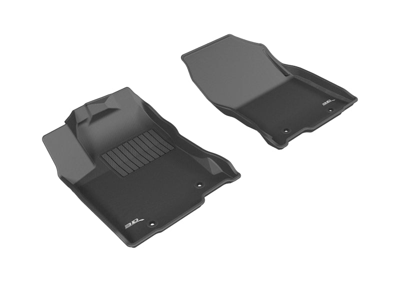 Black 3D MAXpider rubber floor mat for the 2015-2020 Lexus NX and NX Hybrid first row, designed for durable all-weather protection.