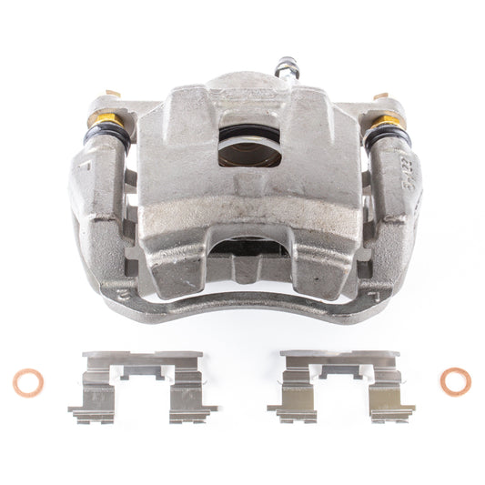 PowerStop front left OE brake caliper with bracket for 2004 Scion xA, showcasing the brake caliper assembly.