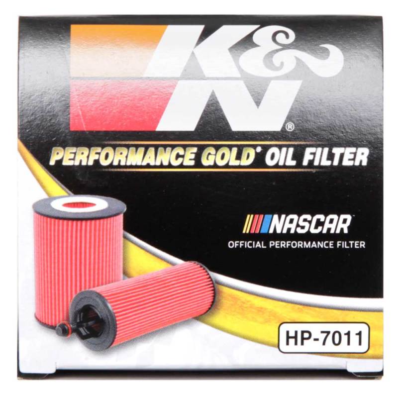 K&N Engineering 2008 Porsche 911 3.6L/3.8L cartridge oil filter for engine oil filtration system.