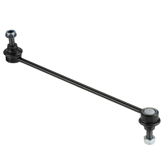 Moog Mini Cooper front sway bar endlinks kit for 2002-2015 models, showing the sturdy metal links with rubber bushings.