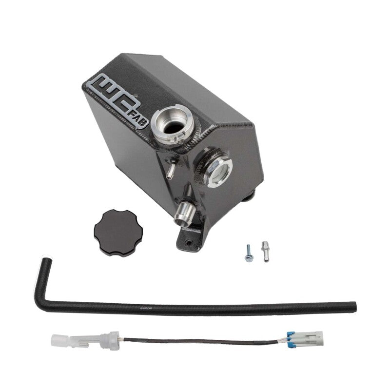 Wehrli OEM coolant reservoir tank kit for 2017-2019 L5P and 2019+ L5D Duramax engines in fine texture black finish.